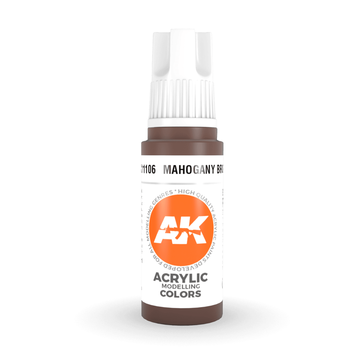 AK Interactive 3rd Gen Acrylic - Mahogany Brown 17ml (AK11106)