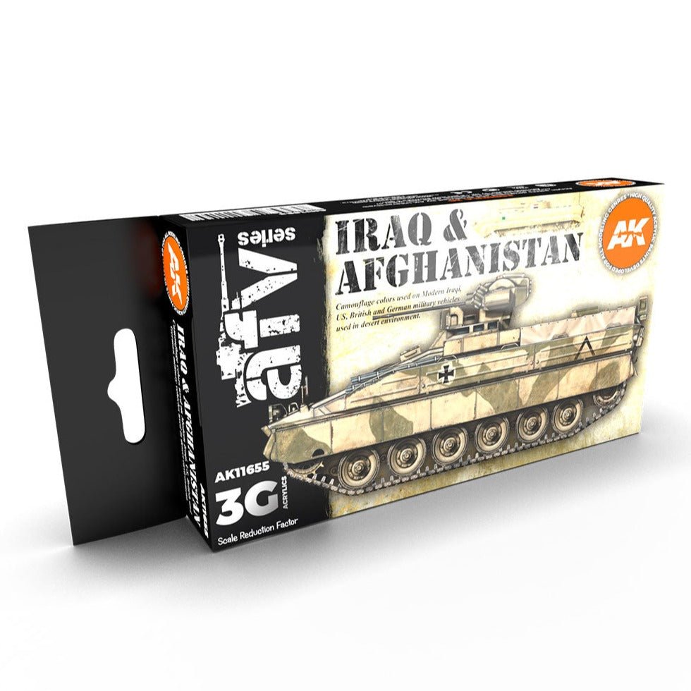 AK Interactive 3rd Gen AFV Paint Set - Iraq & Afghanistan (AK11655)