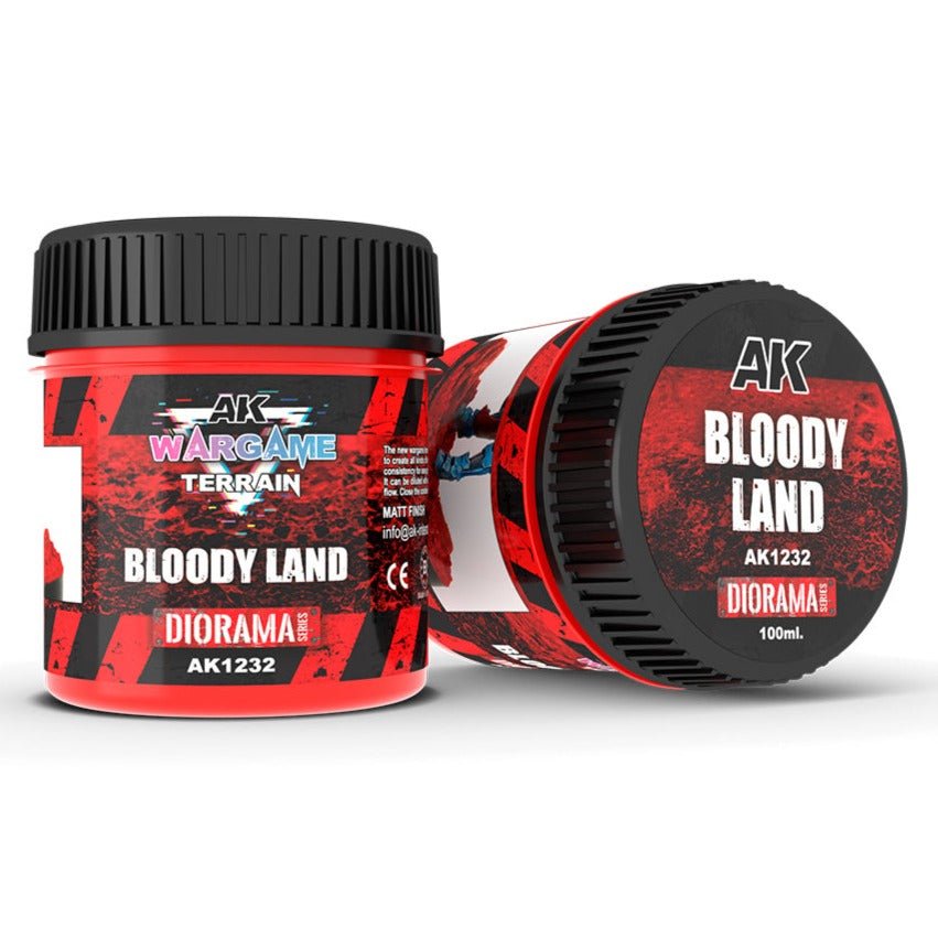AK Interactive Bloody Land - Wargame Terrains - 100ml (AK1232)