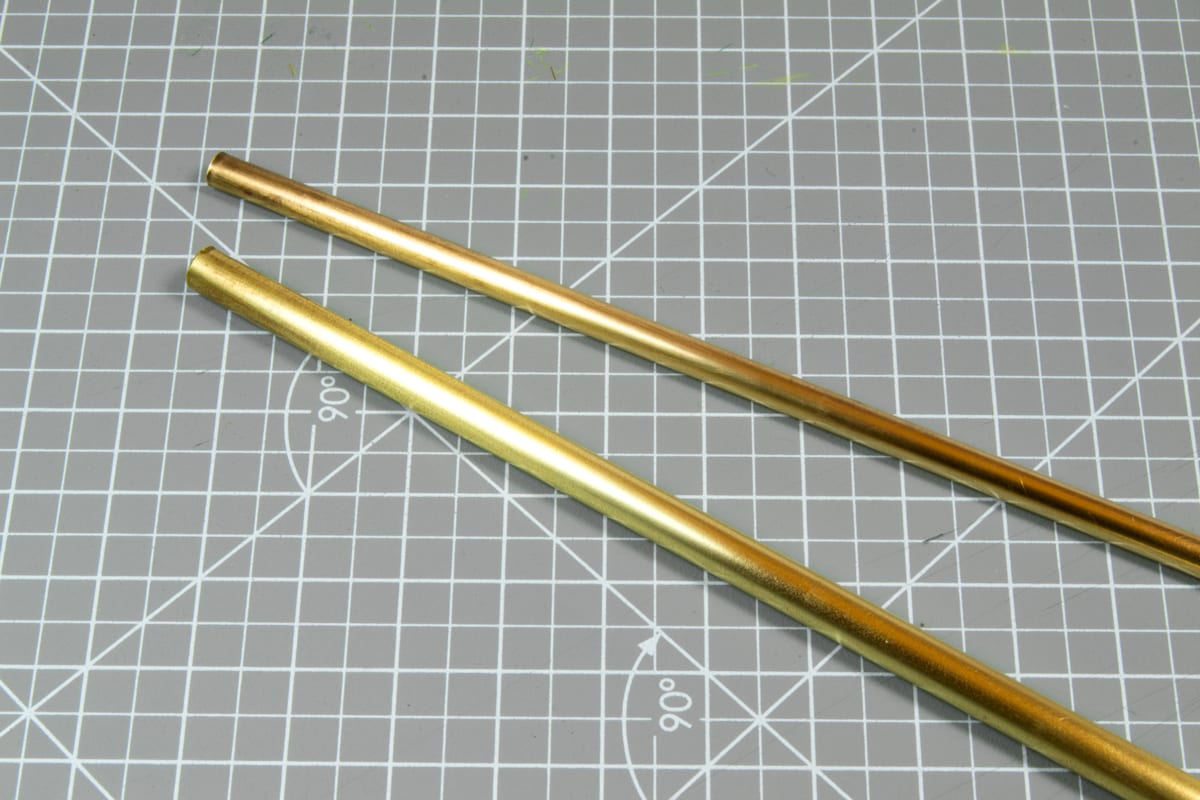 AK Interactive - Brass Pipes 0.5mm, 5 Units (AK9104)