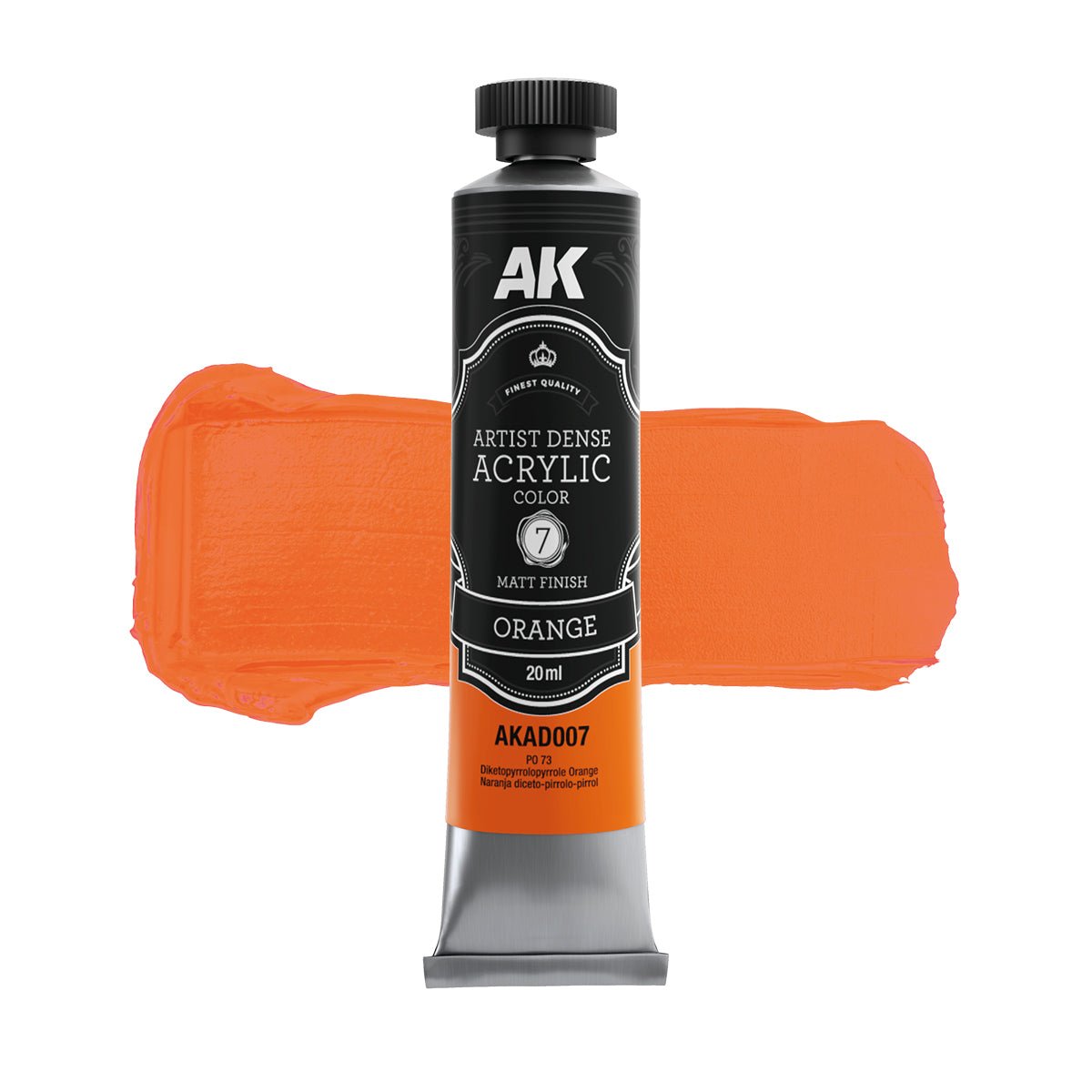 AK Interactive Dense Acrylic Primary & Secondary Set (6 Tubes 20ml) (AKAD102)