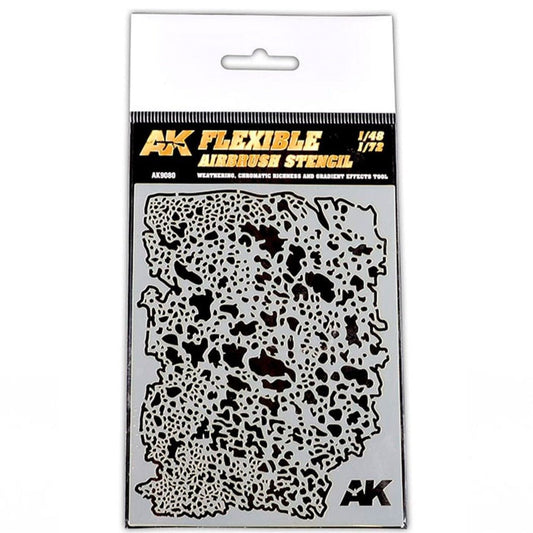 AK Interactive Flexible Airbrush Stencil 1/48, 1/72 (AK9080)