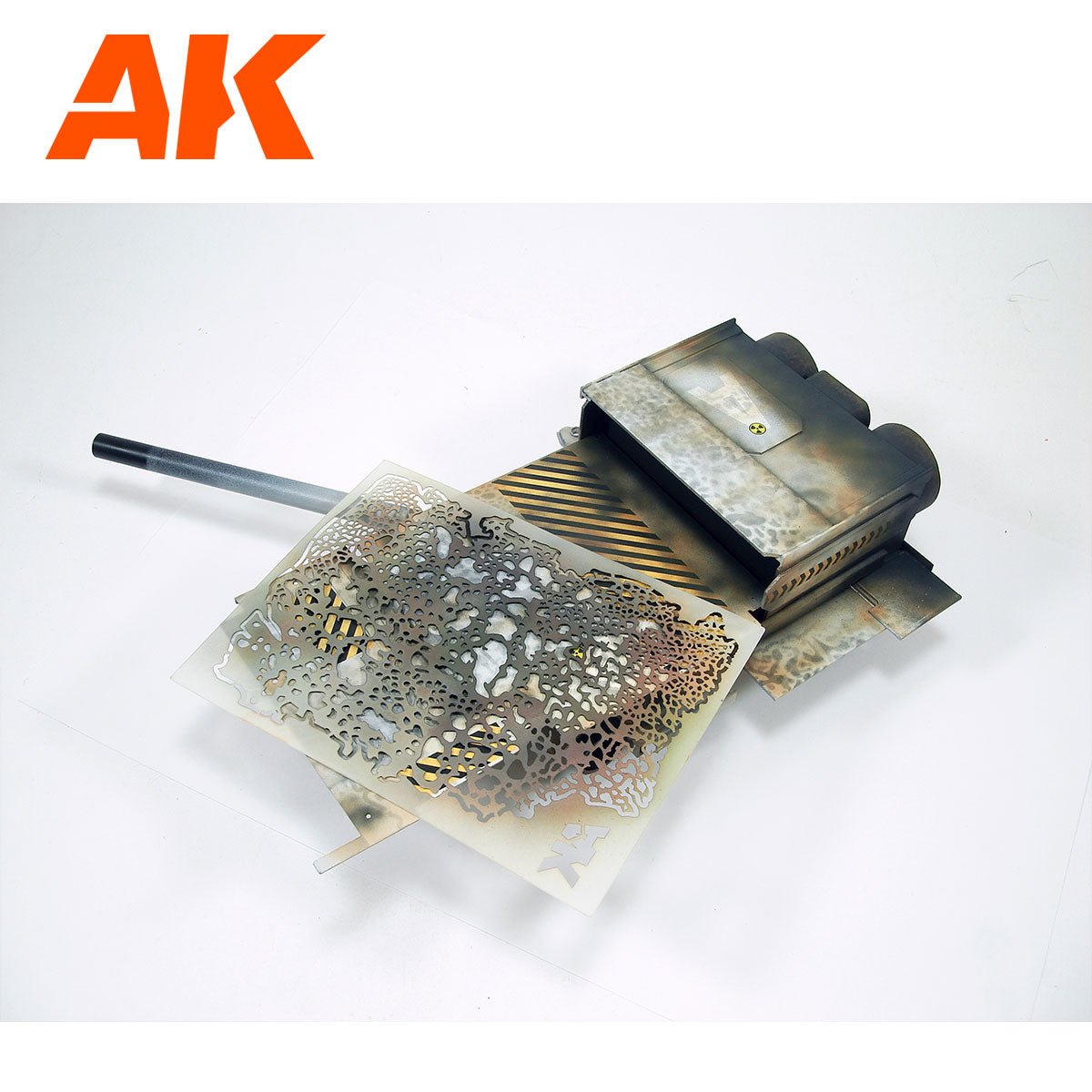 AK Interactive Flexible Airbrush Stencil 1/48, 1/72 (AK9080)