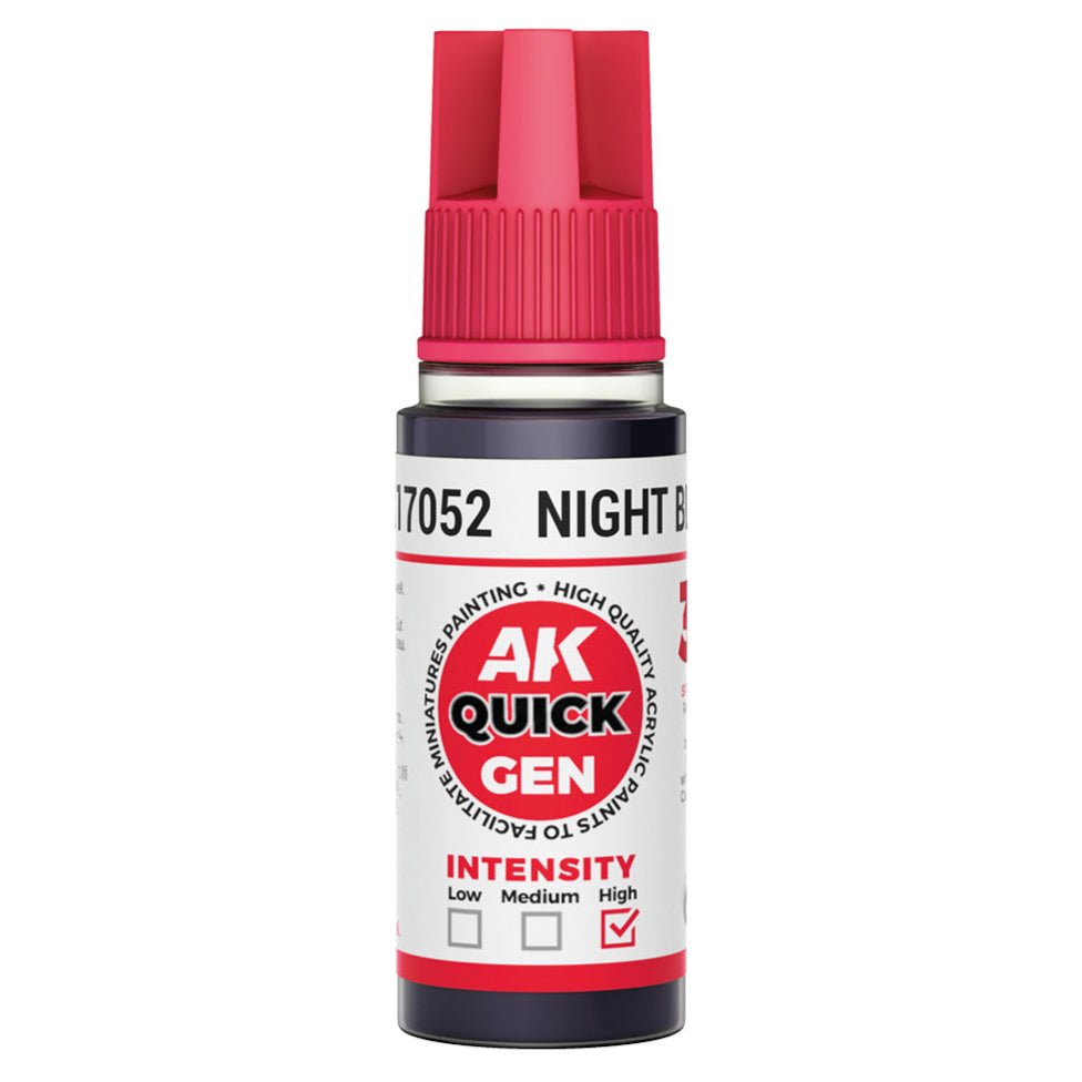 AK Interactive Quick Gen - Night Black 18ml (AK17052)