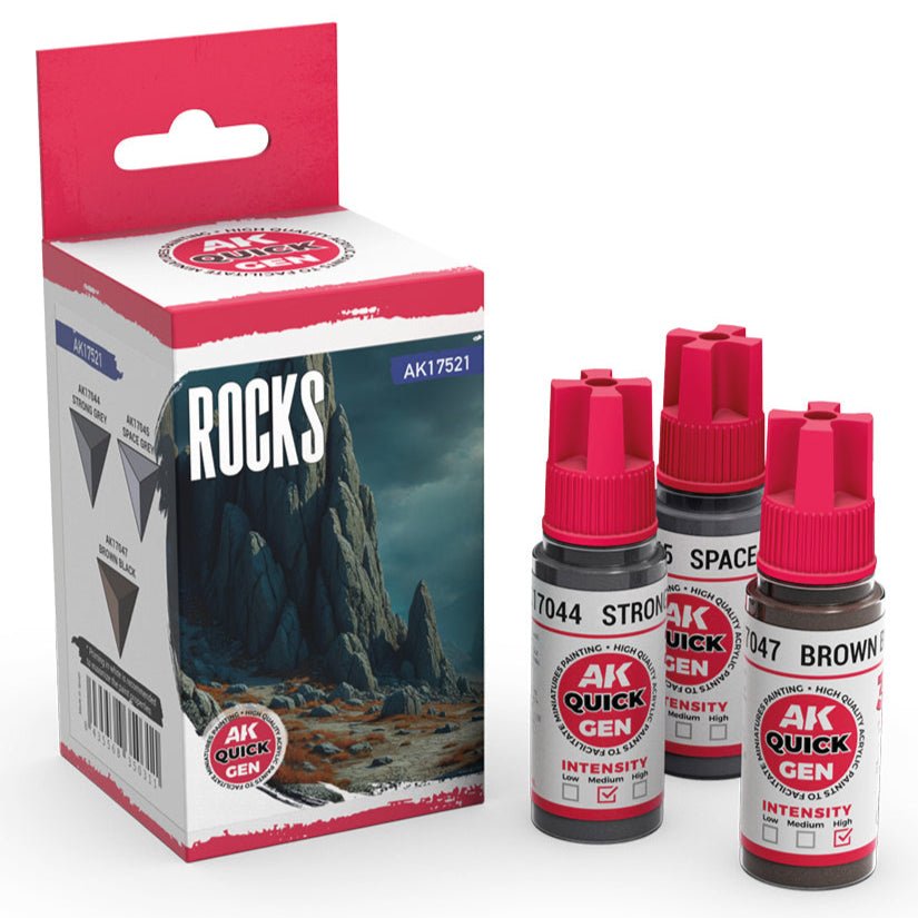 AK Interactive Quick Gen Set - Rocks (AK17521)