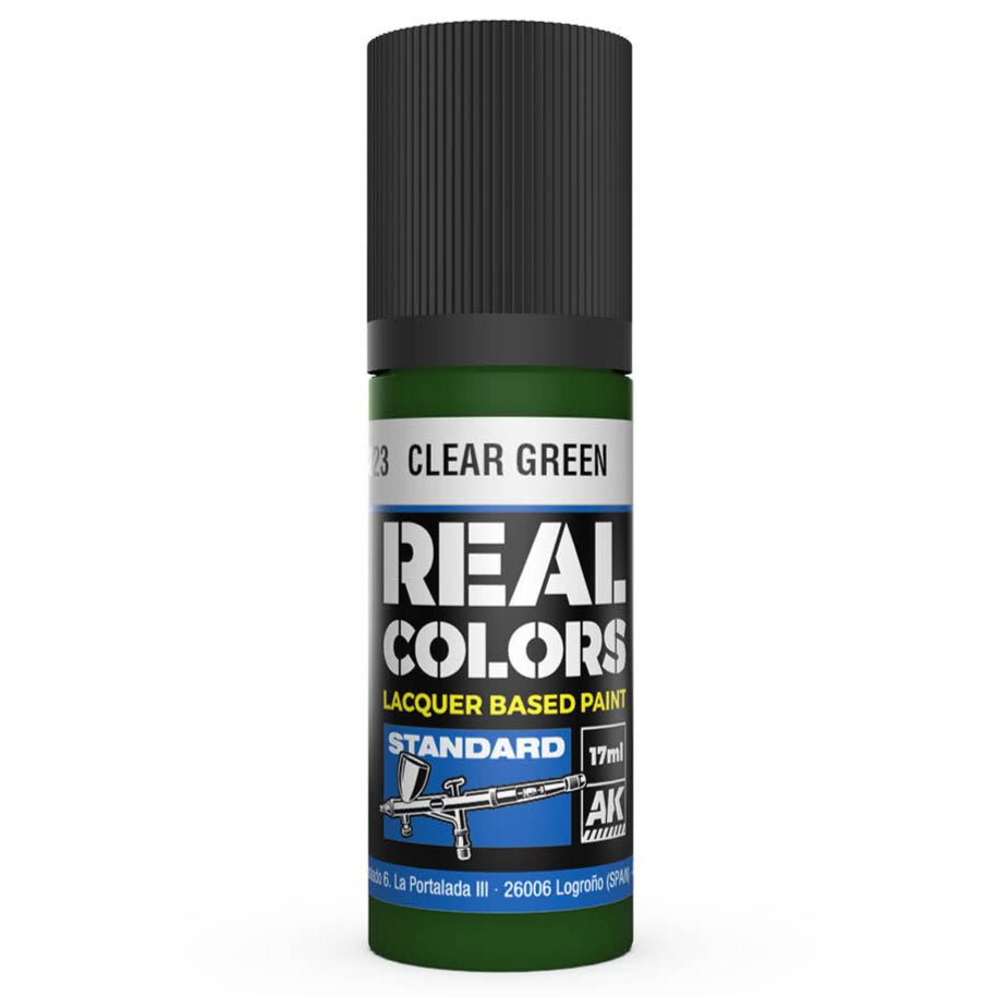 AK Interactive Real Colors - Clear Green 17ml. (RC823)