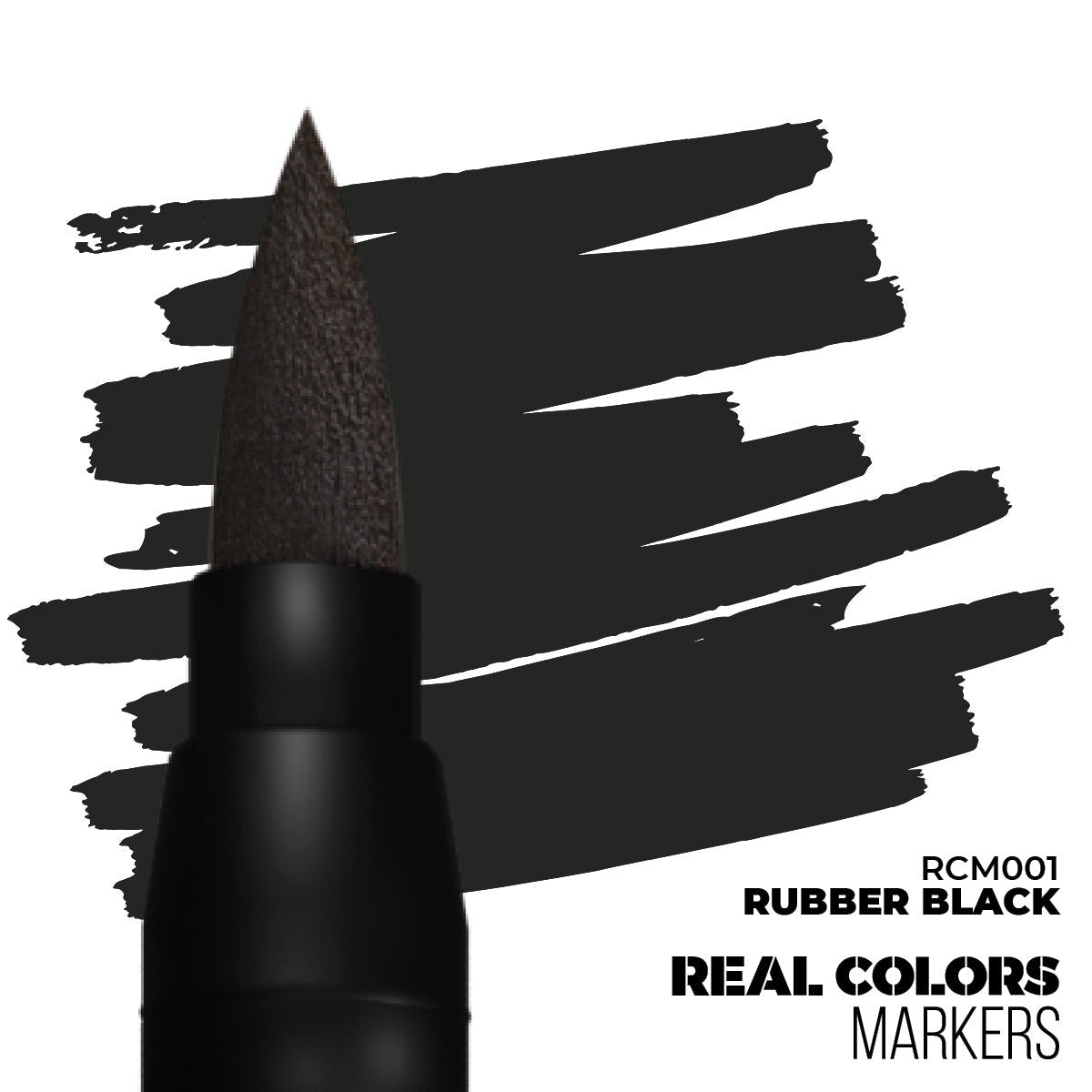 AK Interactive Real Colors Marker - Rubber Black (RCM001)