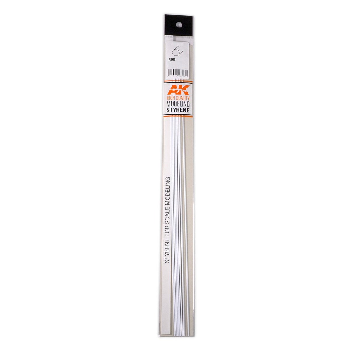 AK Interactive - Rod 2.00 Diameter X 350mm - Styrene Strip (AK6540)