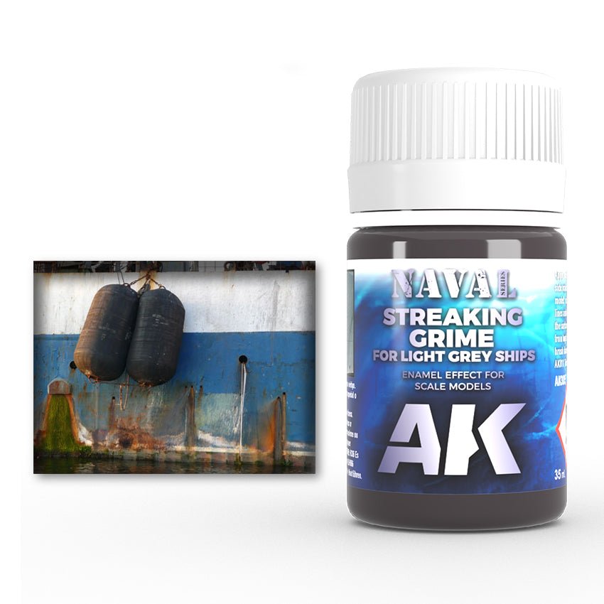 AK Interactive - Streaking Grime for Light Grey Ships (AK305)