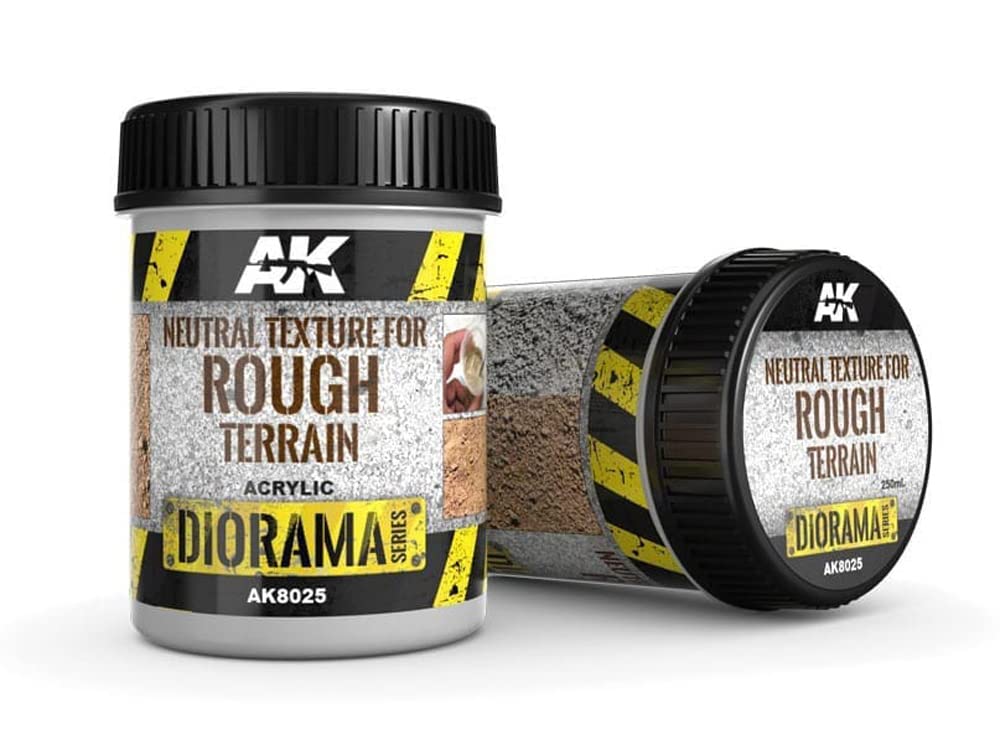 AK Interactive Terrains Texture Irregular Soils Pasta – 250 ml Acrylic Modeling Paste
