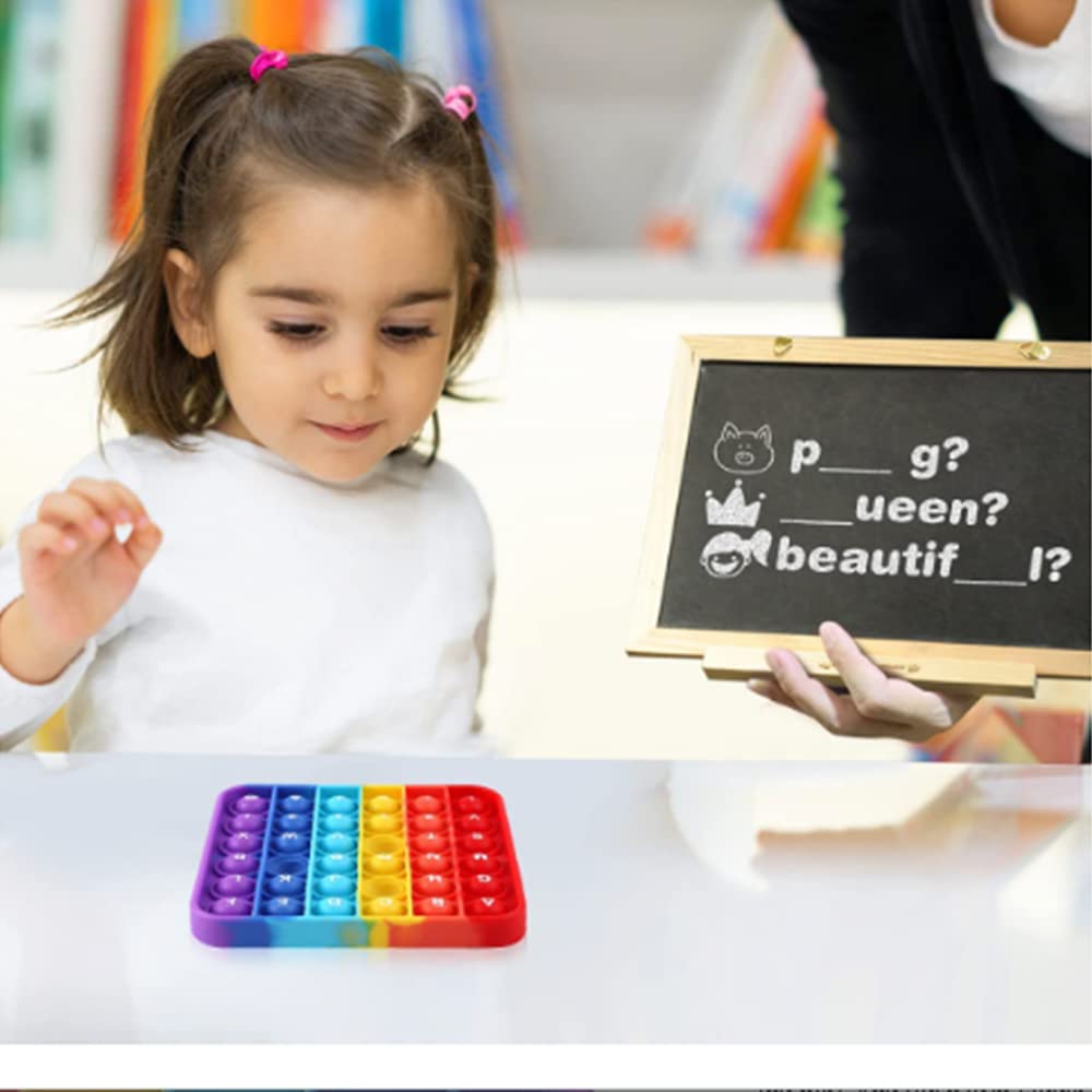 AK-SHIP 2 in 1 Fidget Toys | Letters & Numbers Learning, Stress Relief