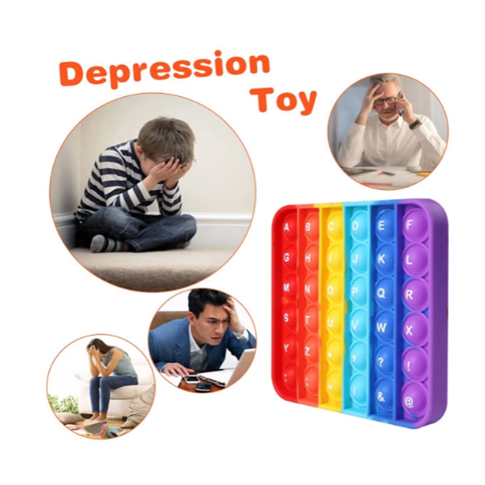 AK-SHIP 2 in 1 Fidget Toys | Letters & Numbers Learning, Stress Relief