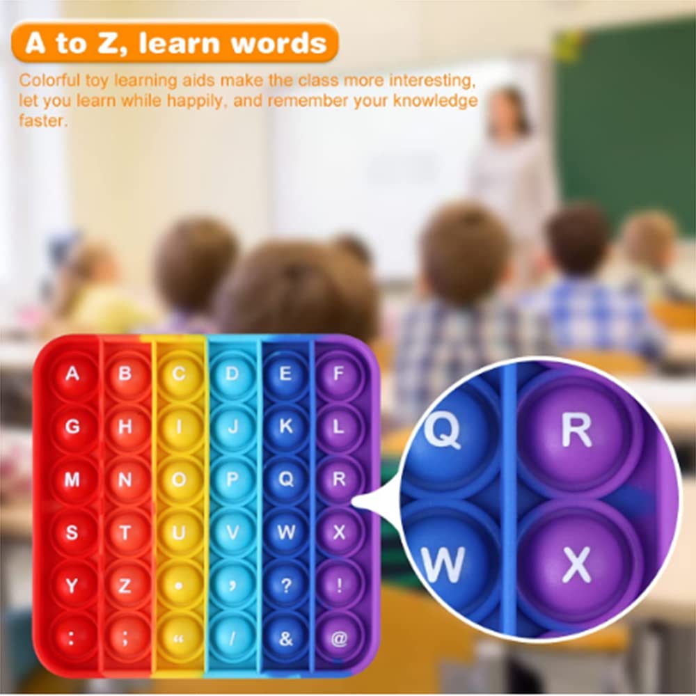 AK-SHIP 2 in 1 Fidget Toys | Letters & Numbers Learning, Stress Relief