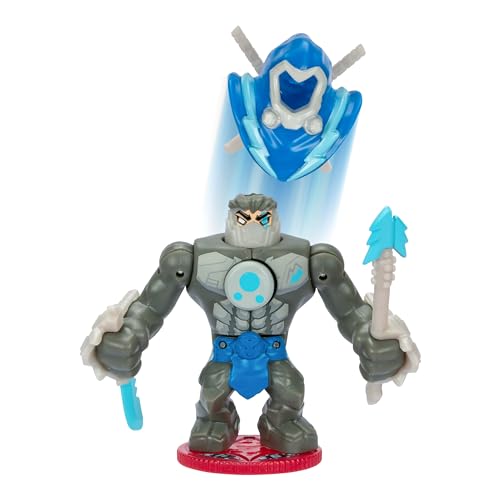 Akedo Legends Ninja Boss Cyber Blade – 3-inch Tall Battle Figure with 360-degree Spin Attack and Double Defense Armor