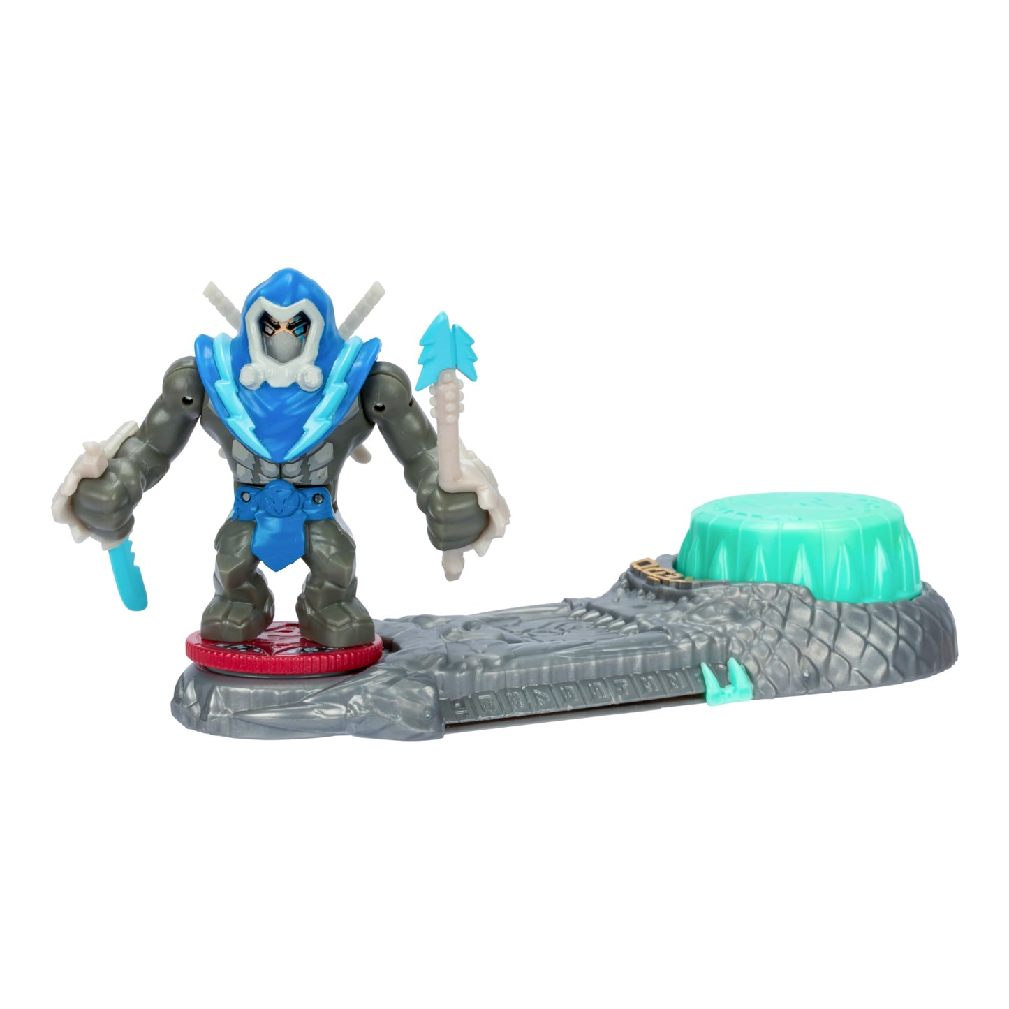 Akedo Legends Ninja Boss Cyber Blade – 3-inch Tall Battle Figure with 360-degree Spin Attack and Double Defense Armor