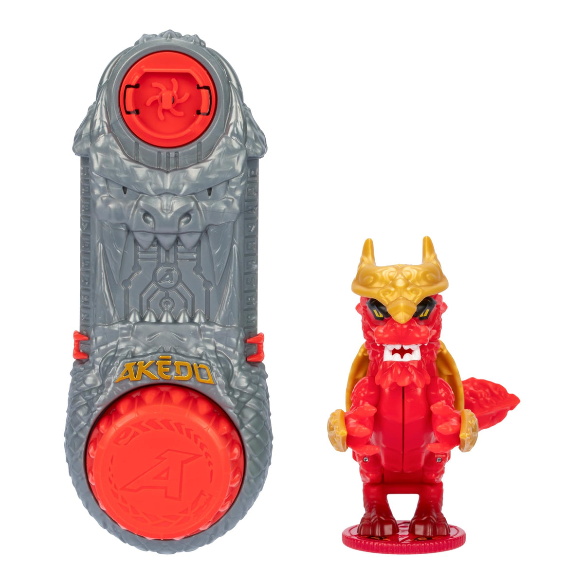 Legends of Akedo Ninja Bosses: Scorched Claw 3-Inch Action Figure with 360-Degree Spin Attack and Armor Pop