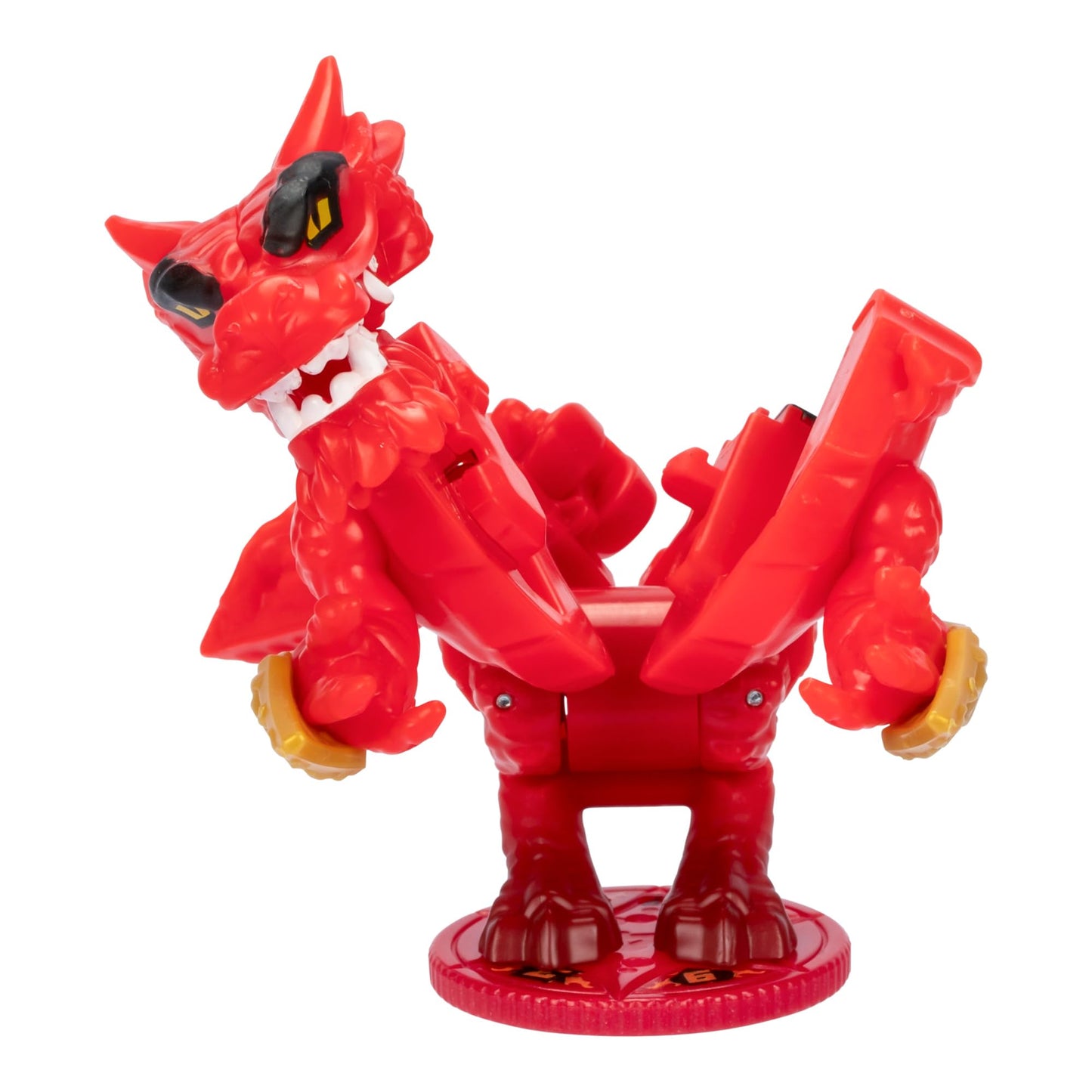 Legends of Akedo Ninja Bosses: Scorched Claw 3-Inch Action Figure with 360-Degree Spin Attack and Armor Pop