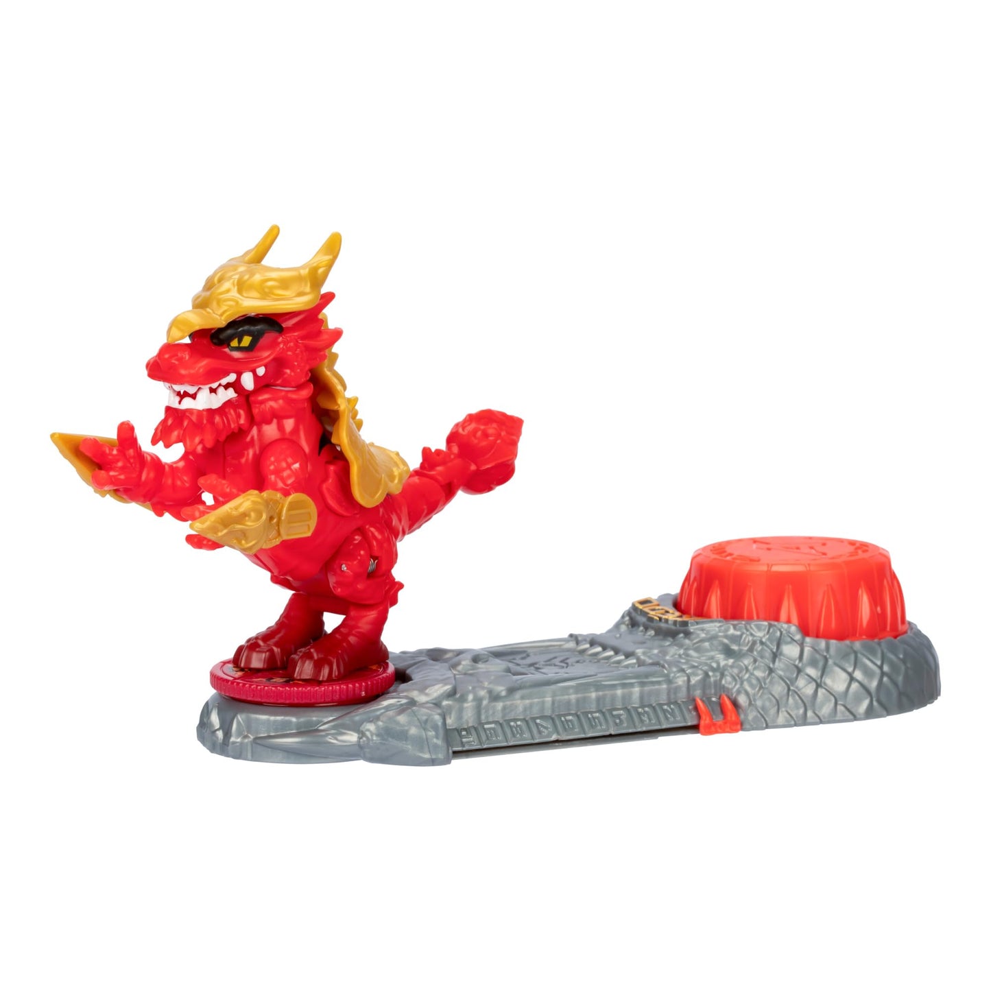 Legends of Akedo Ninja Bosses: Scorched Claw 3-Inch Action Figure with 360-Degree Spin Attack and Armor Pop