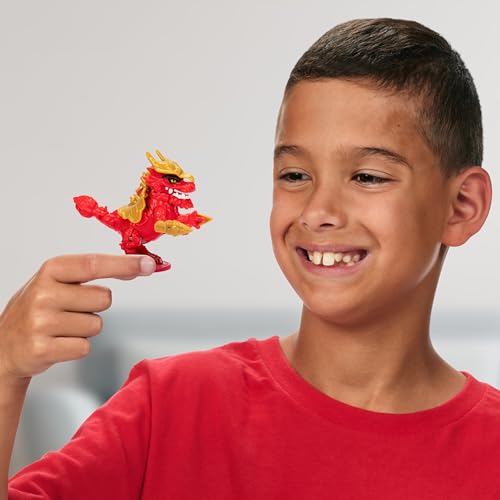 Legends of Akedo Ninja Bosses: Scorched Claw 3-Inch Action Figure with 360-Degree Spin Attack and Armor Pop