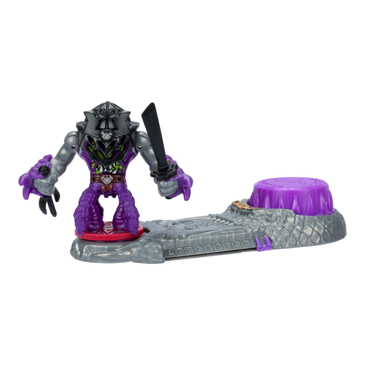 Akedo Legends Ninja Boss Web Weaver 3 Inch Tall Battling Figure with 360 Degree Spin and Double Defense