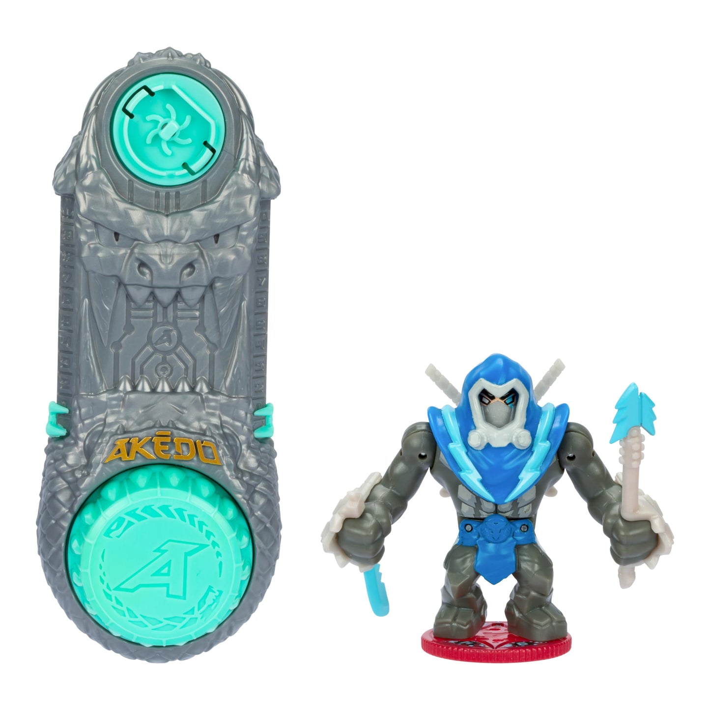 Akedo Legends Ninja Boss Cyber Blade – 3-inch Tall Battle Figure with 360-degree Spin Attack and Double Defense Armor