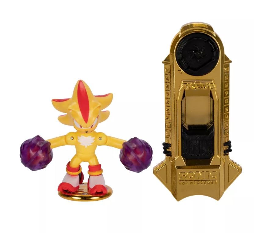 Akedo Sonic The Hedgehog Versus Pack: Super Sonic & Super Shadow Battle Controllers (2.25 in)