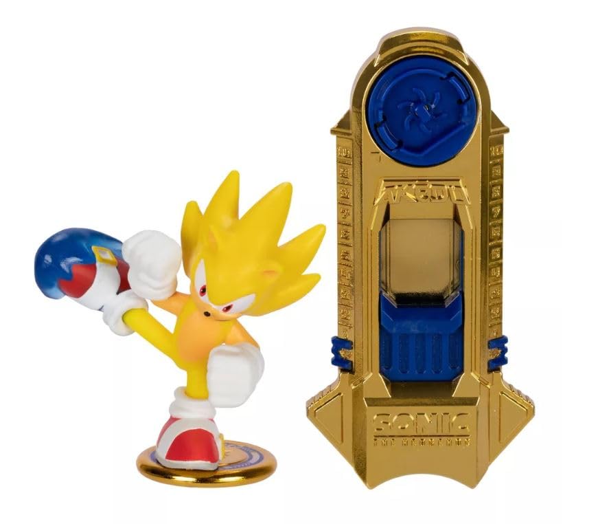 Akedo Sonic The Hedgehog Versus Pack: Super Sonic & Super Shadow Battle Controllers (2.25 in)