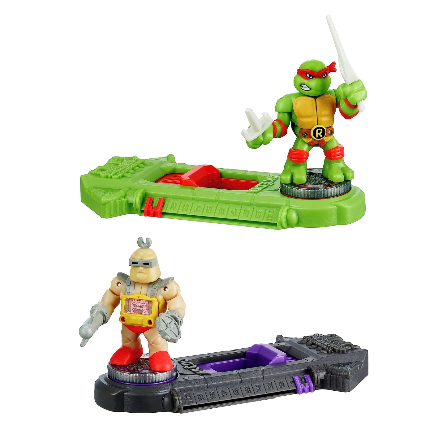 Legends of Akedo TMNT Raphael vs Krang – Versus Pack | 2 Mini Figures, 2 Trigger Controllers, Manual