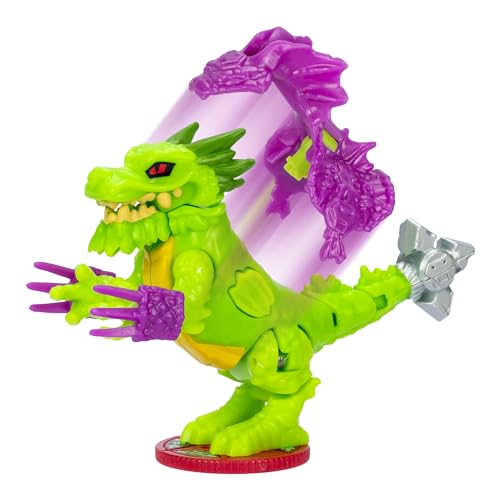 Akedo Legends Venom Claw Ninja Boss Battle Figure - 3-Inch Tall, 360-Degree Tail Whip & Double Defense Armor