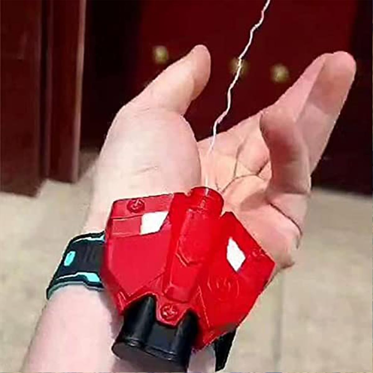 AKLOPE Spider Web Launcher Red Wrist Shooter for Cosplay