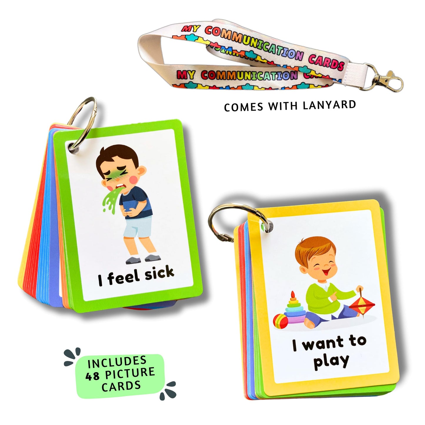 Albidaya Islamic Store | Communication Cards for Non-Verbal Individuals – Visual Communication Aid