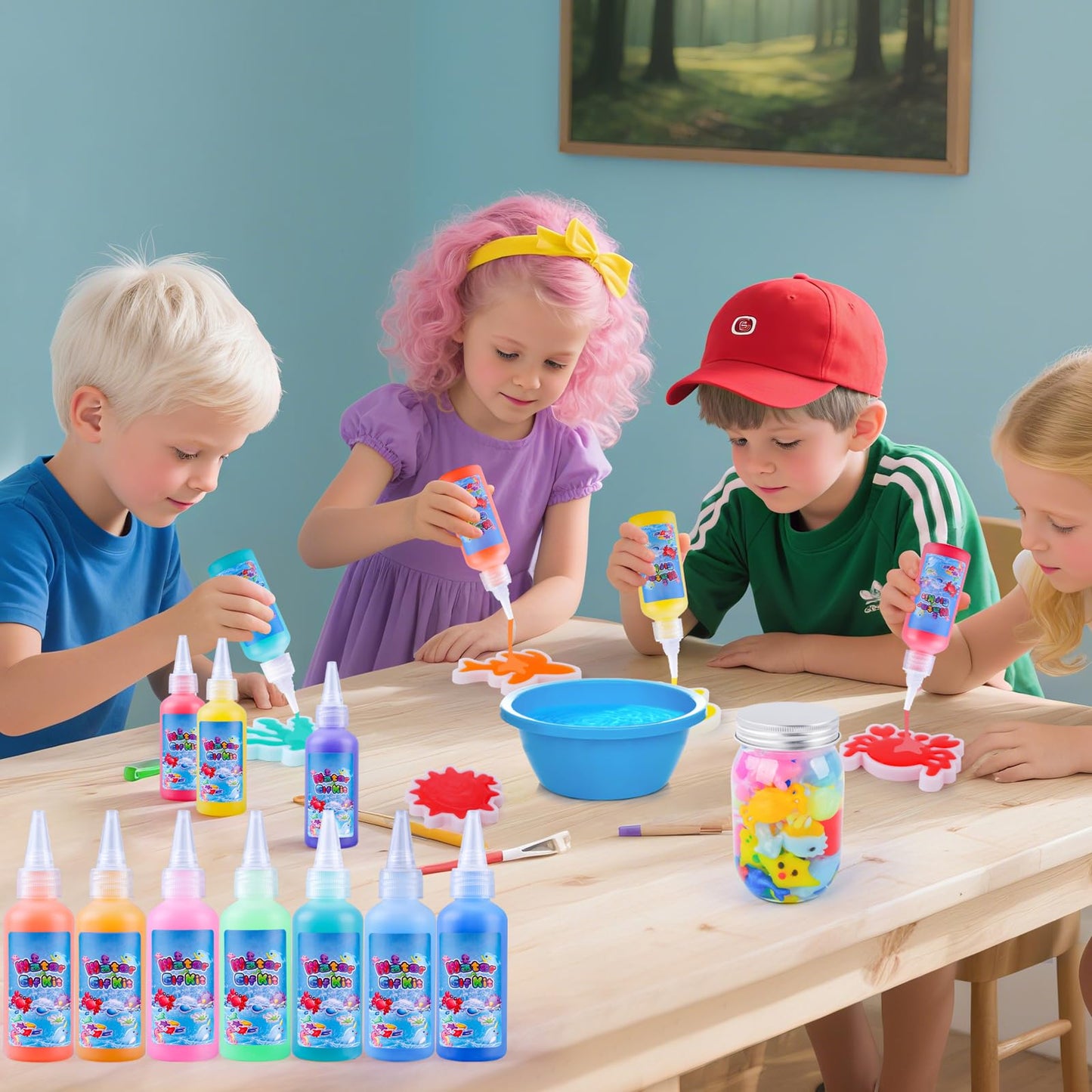 Albxiu Magic Water Elf Kit | Creative Gel Water Pets for Kids 4-12