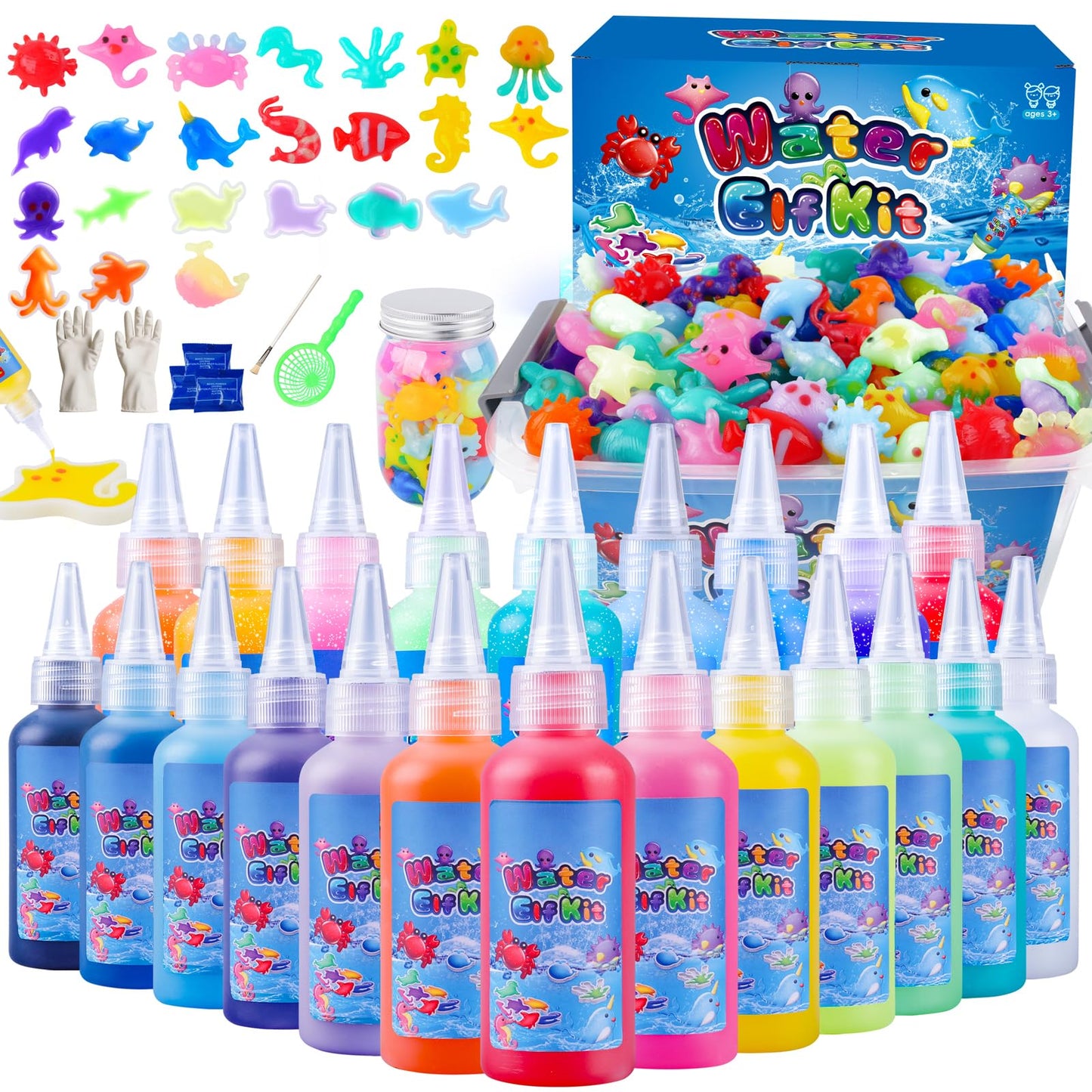 Albxiu Magic Water Elf Kit | Creative Gel Water Pets for Kids 4-12