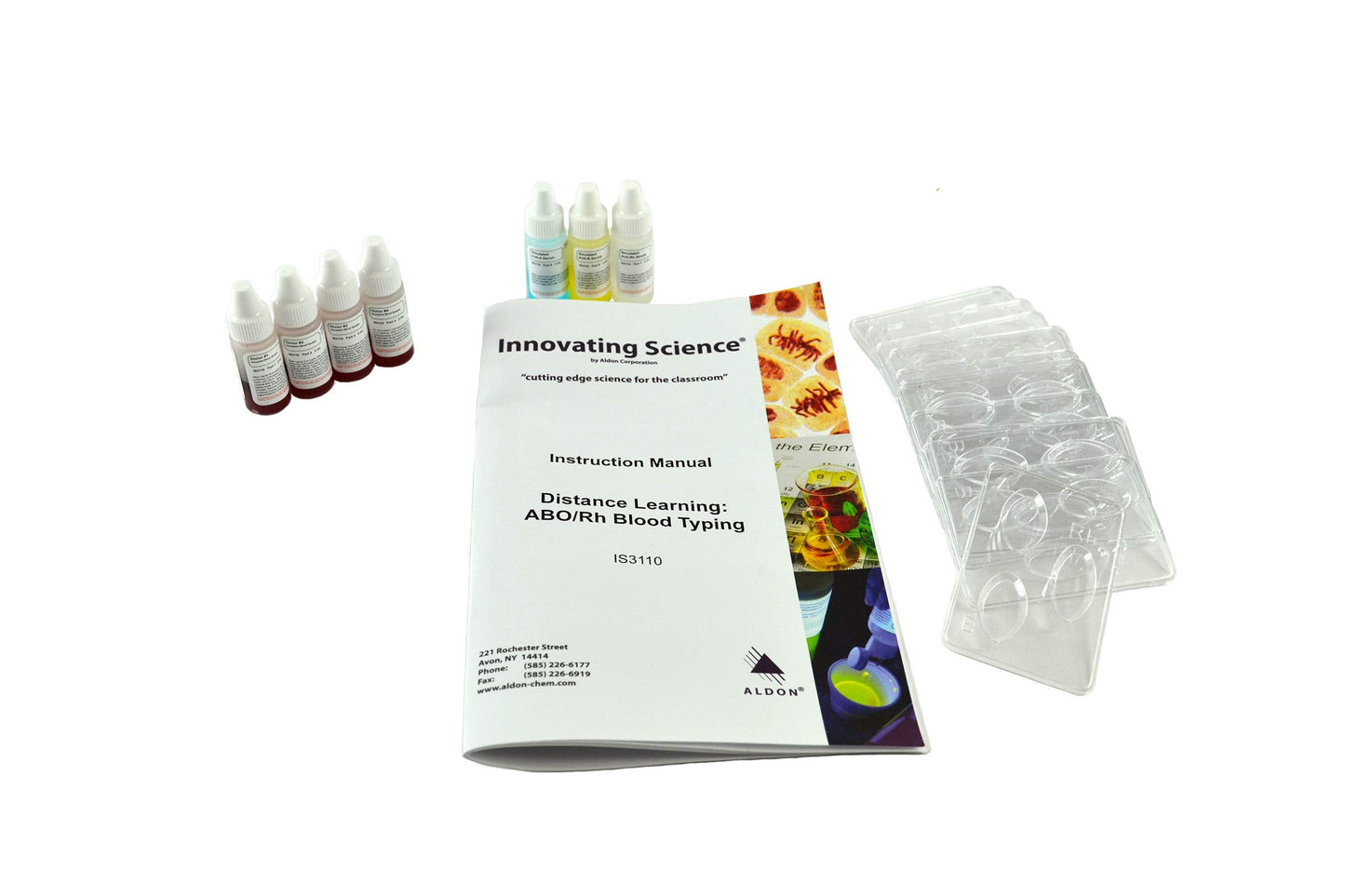 ALDON ABO/Rh Blood Typing Distance Learning Kit – Hands-On Lab Simulation
