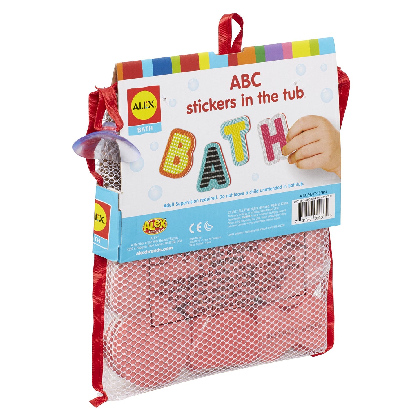 Alex Bath ABC Stickers in the Tub – 26 Foam Letters for Bath Learning | ALEX Toys