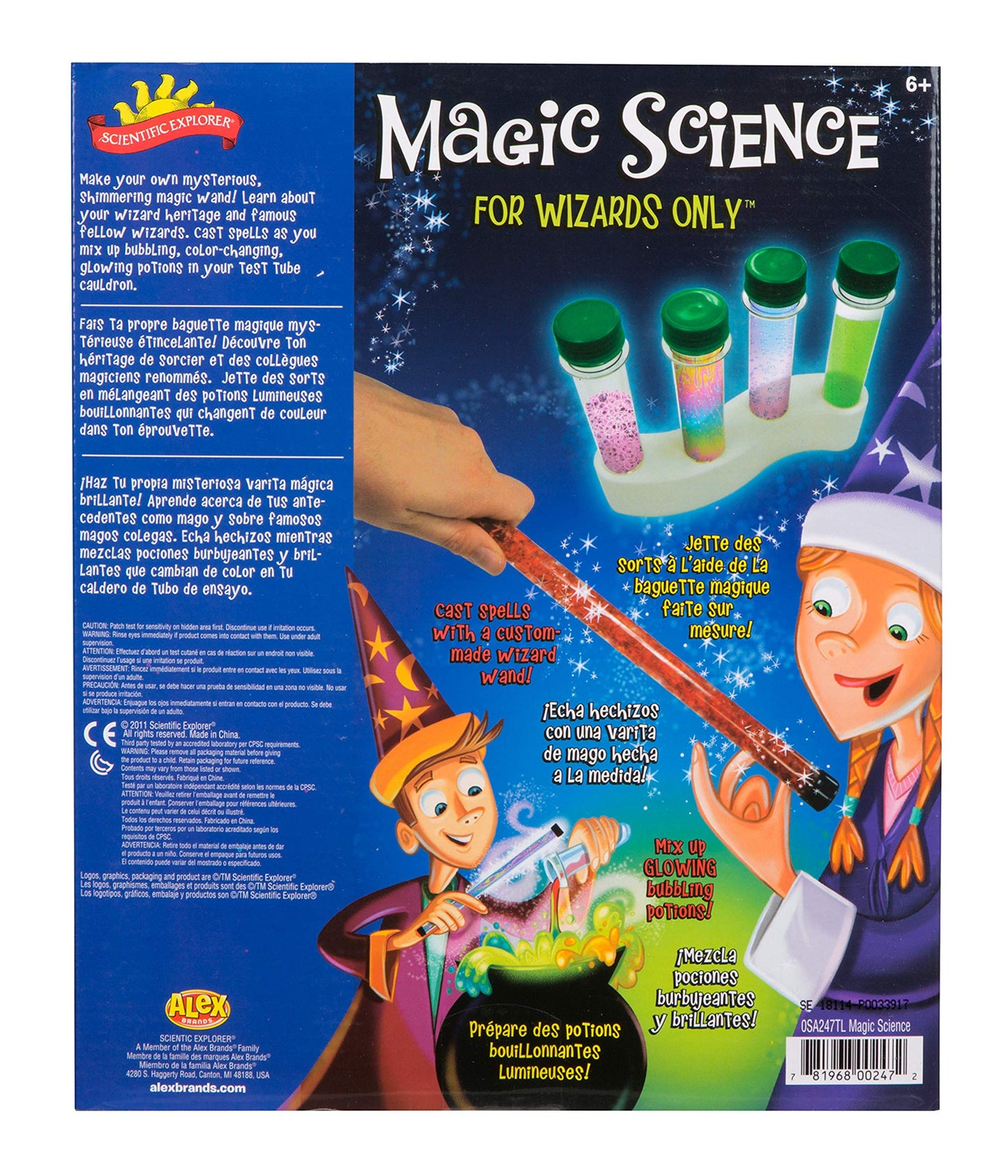 ALEX Toys Explorer Magic Science for Wizards Only Kit – Hands-On Experiments