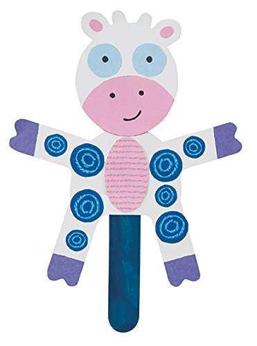 ALEX Toys Little Hands Pop Stick Art Craft Kit – 7 Puppet Projects for Kids 3+