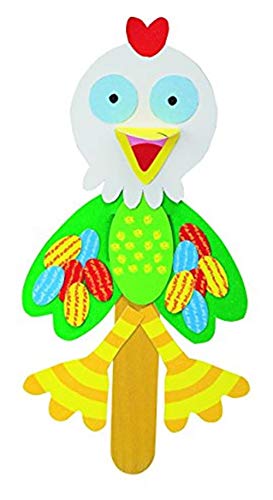 ALEX Toys Little Hands Pop Stick Art Craft Kit – 7 Puppet Projects for Kids 3+