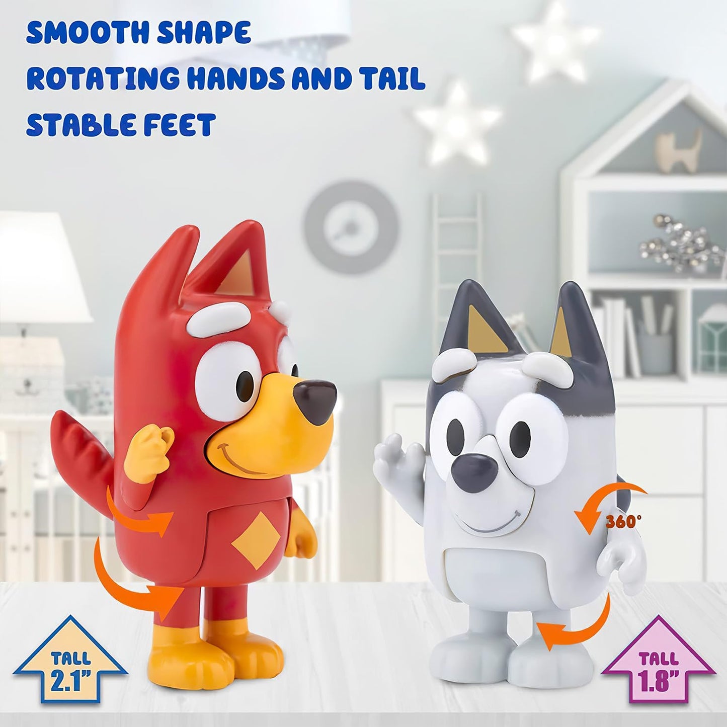 Alhy 12-Pack Wolfs Figures Playset – Wolf Figures, Family & Friends, 2.5–3 in