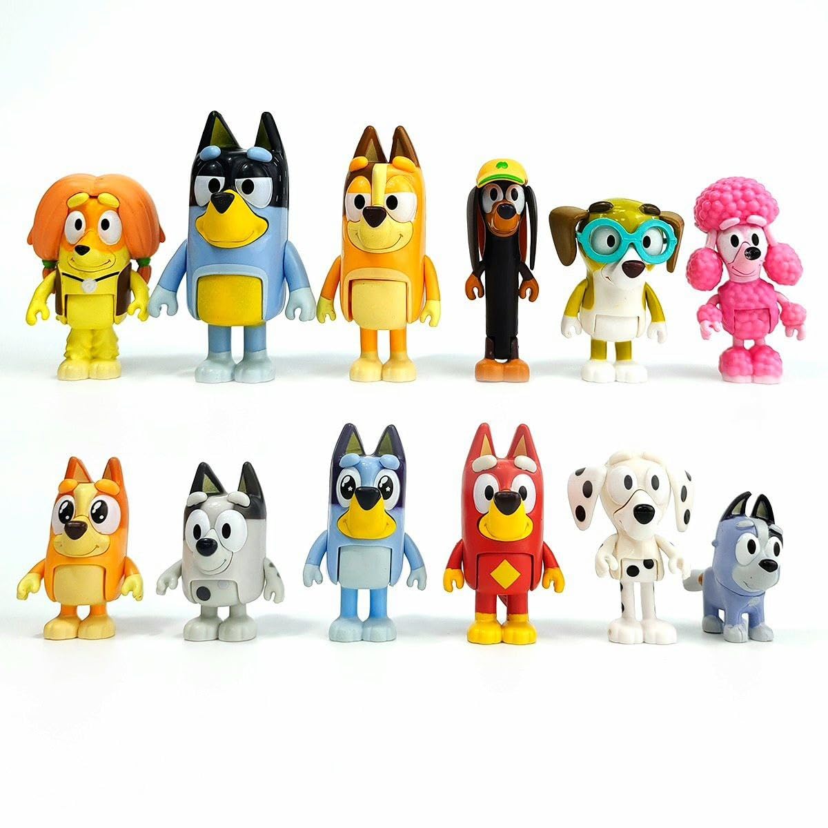 Alhy 12-Pack Wolfs Figures Playset – Wolf Figures, Family & Friends, 2.5–3 in