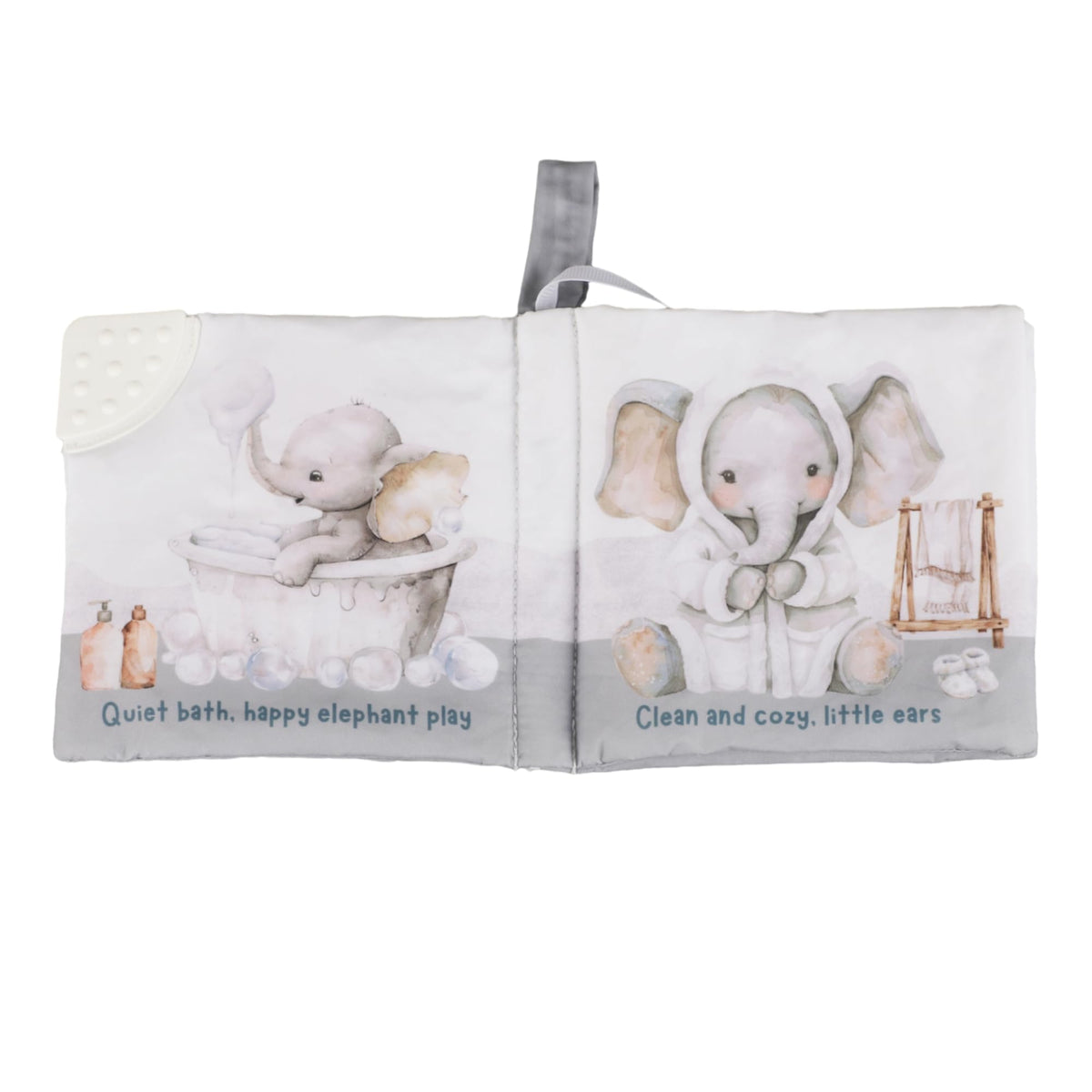 Ali+Oli Baby Cloth Book – Soft Crinkle Teether for Infants 0-12 Months | Early Learning Tummy Time Toy