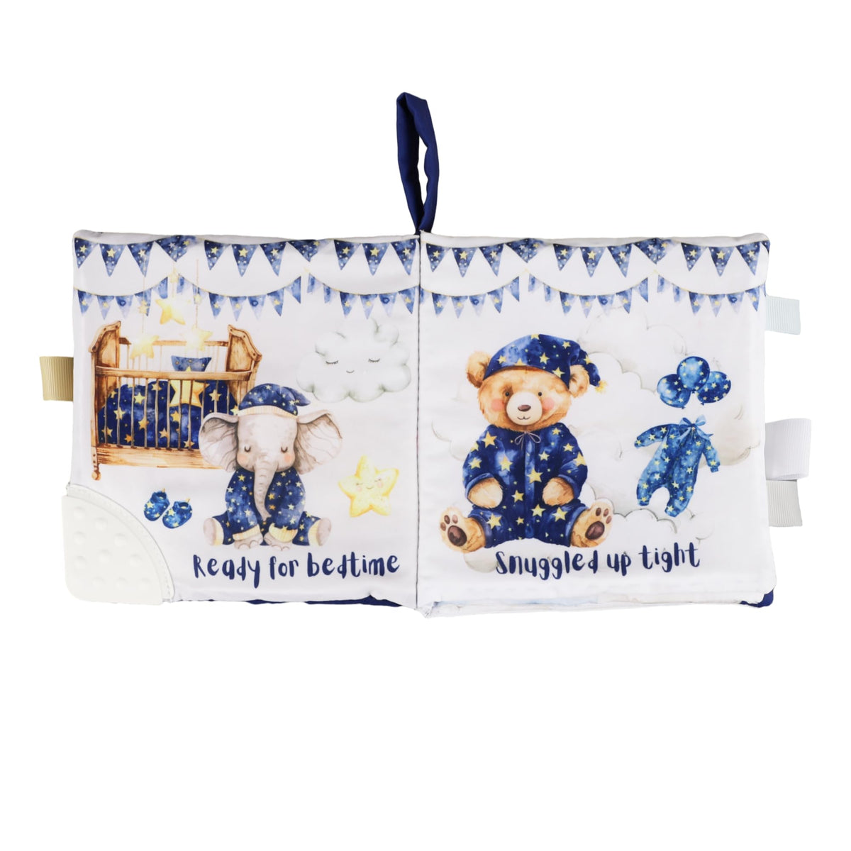 Ali+Oli Baby Cloth Book – Soft Crinkle Teether for Infants 0-12 Months | Tummy Time & Early Learning