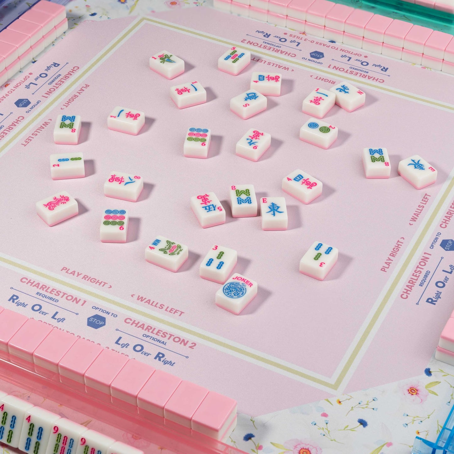Alifelovin Mahjong Mat 32x32 Inch – Non-Slip, Noise-Reducing Table Cover
