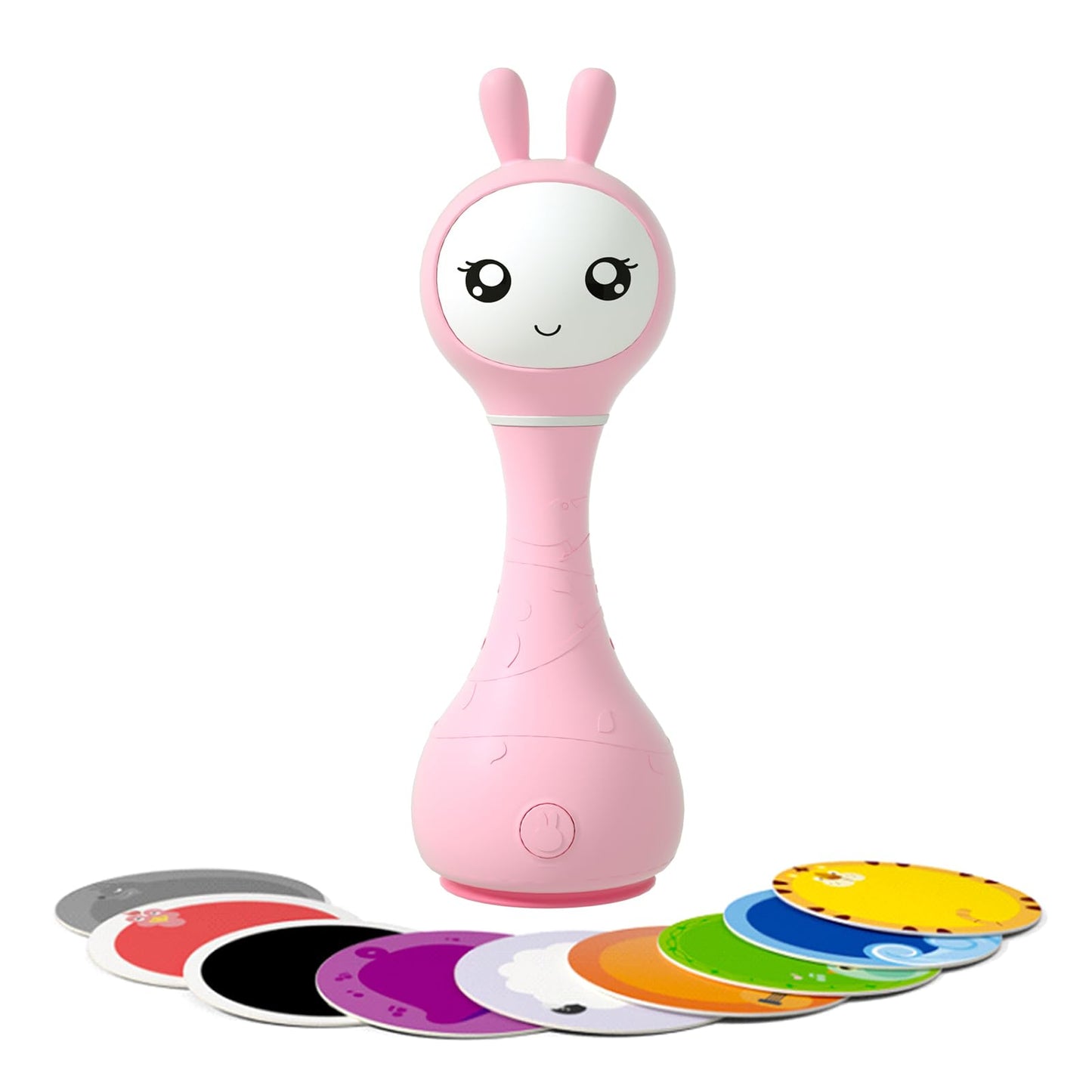 alilo Baby Musical Rattle 0-12 Months – Lights, 66 Sounds, 15 Songs, 13 Stories, Color Recognition