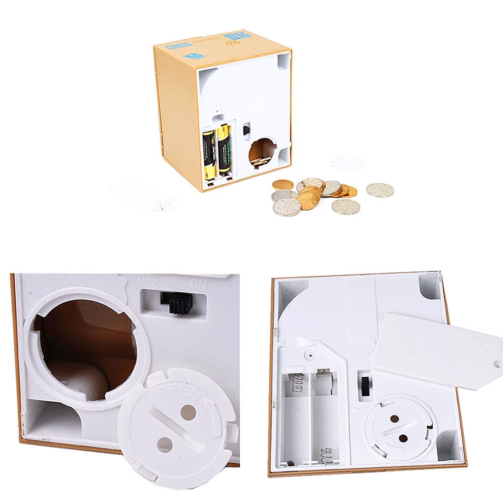 ALIMITOPIA Saving Money Box – Cartoon Cat Piggy Bank for Kids & Desks