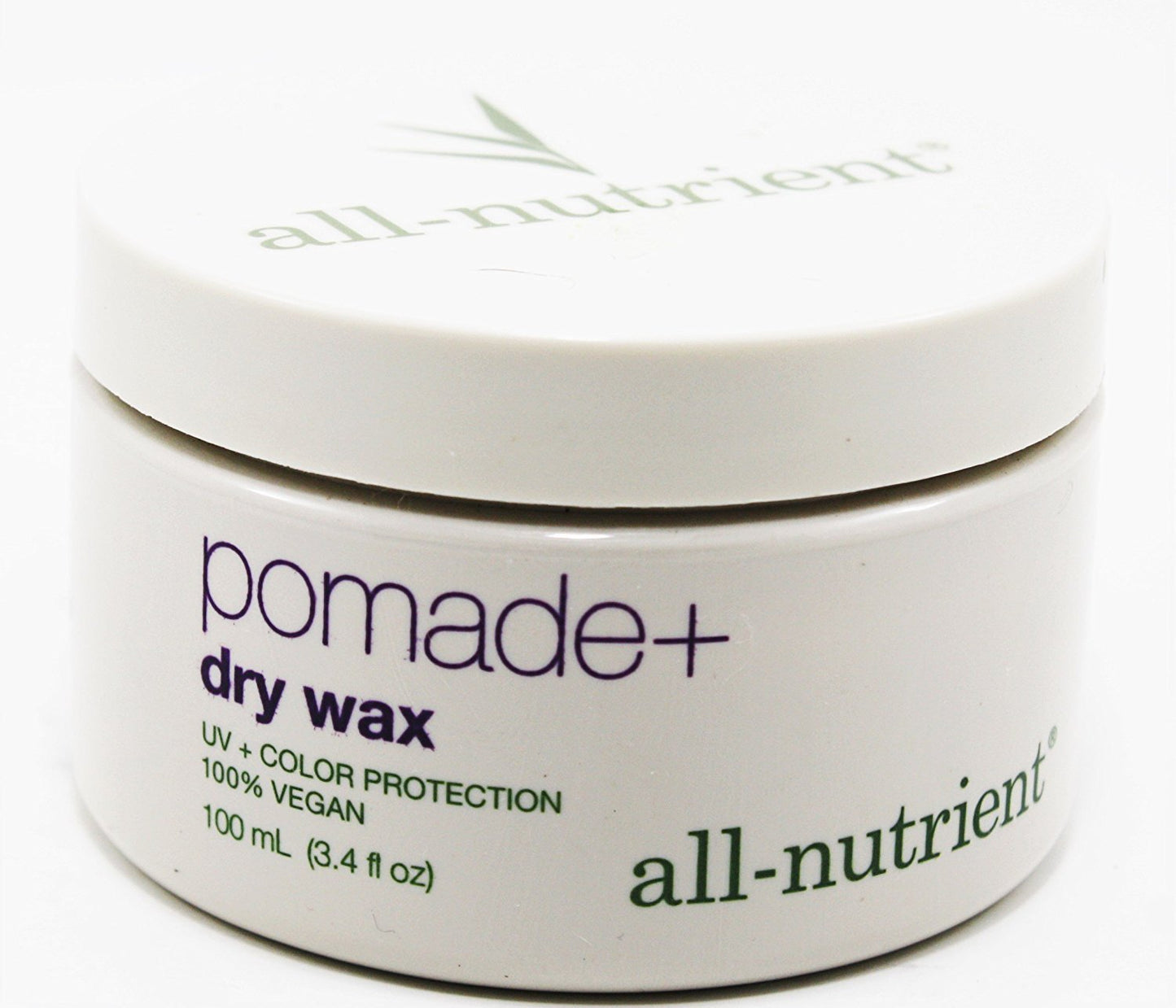 All Nutrient Pomade + Dry Wax 3.4 fl oz — Vegan Hold with UV & Color Protection