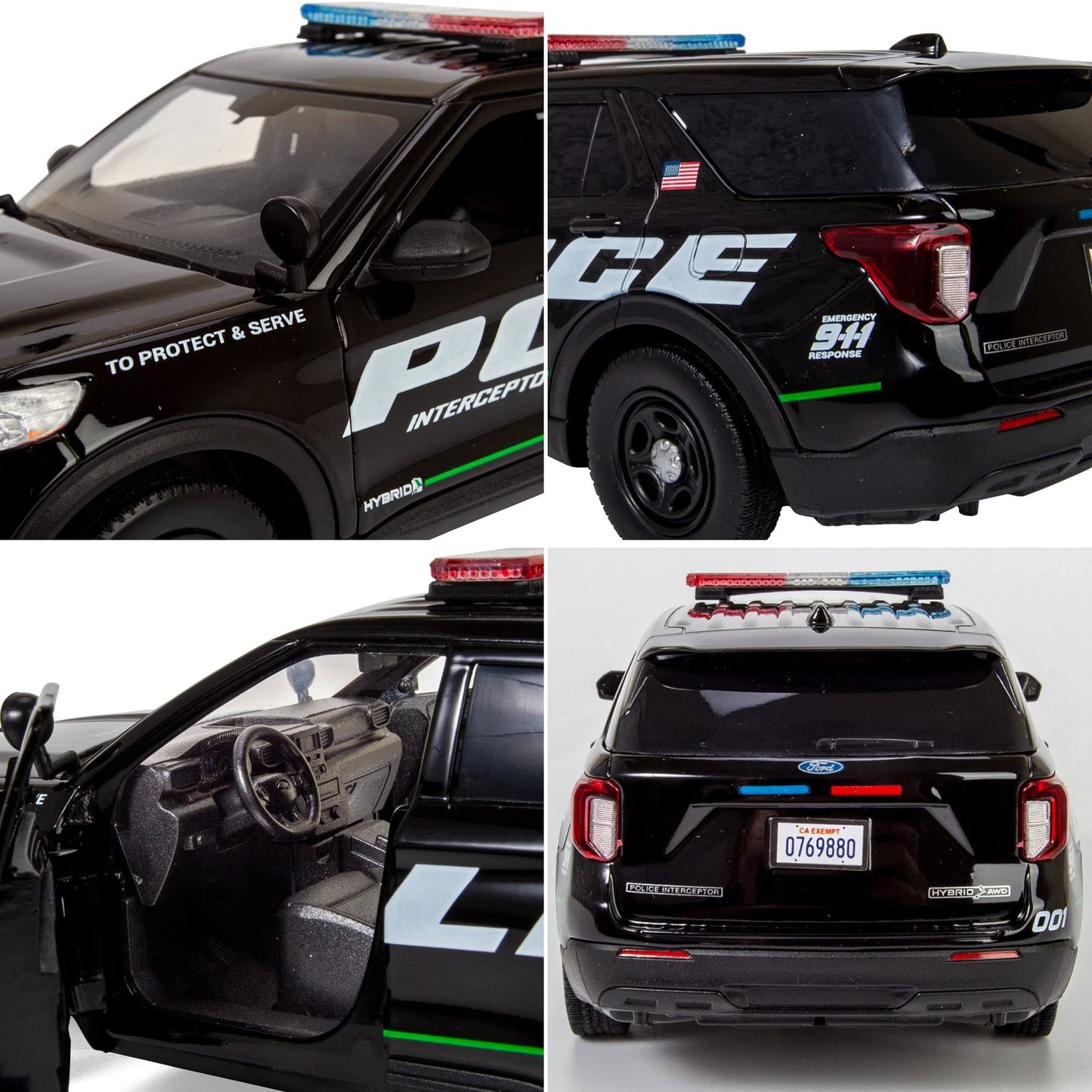 All Star Toys 2022 Explorer Police Interceptor 1:24 Diecast – Exclusive Motormax 76992
