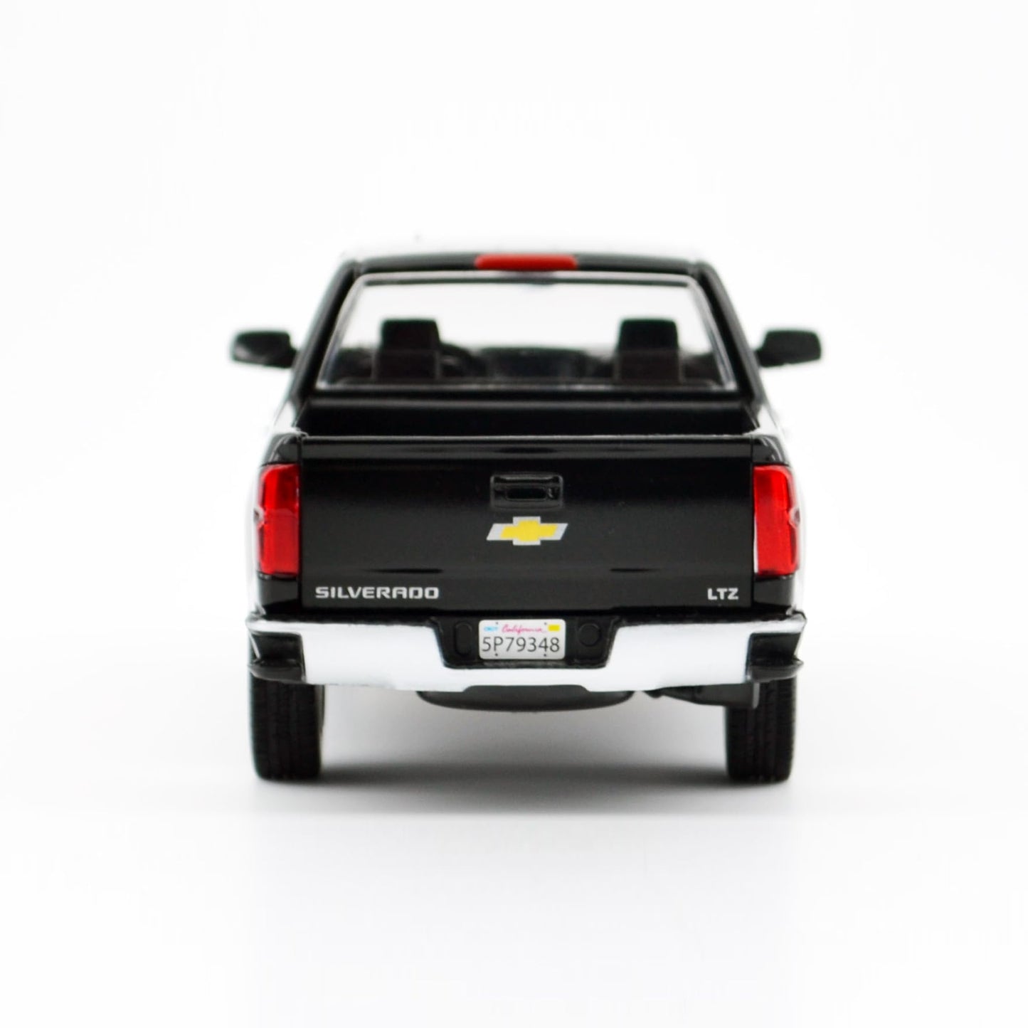 All Star Toys Motormax 79353 2018 Chevy Silverado LTZ 1:27 Diecast Model – Black with Chrome Trim