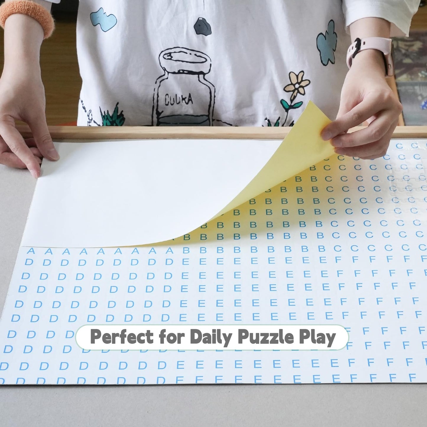 ALL4JIG Puzzle Saver – 48-Pack Puzzle Glue Sheets for 1000-3000 Piece Puzzles | Self-Adhesive & Frame-Ready