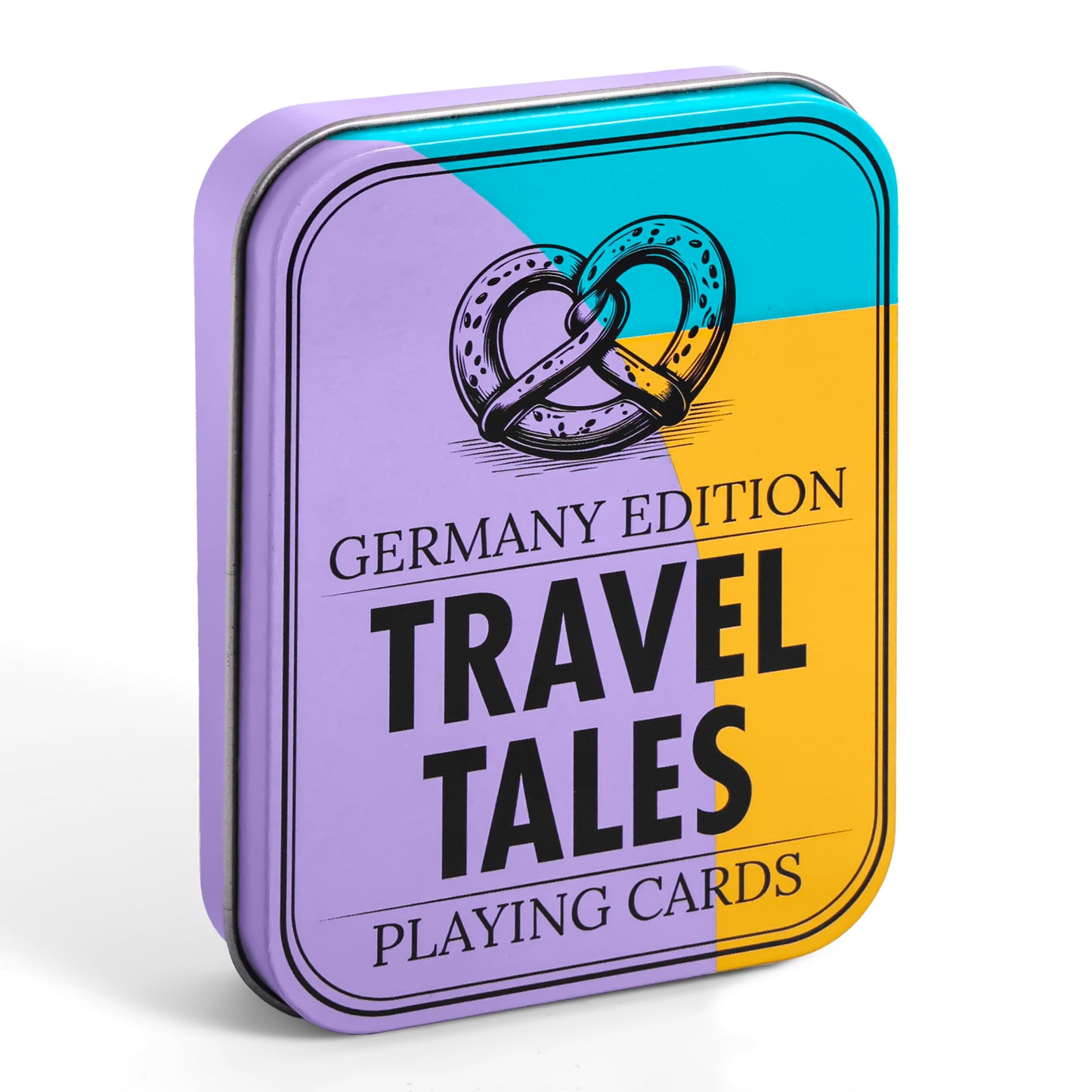 All7s Travel Tales Germany Edition – German Phrases Card Deck in Tin Case